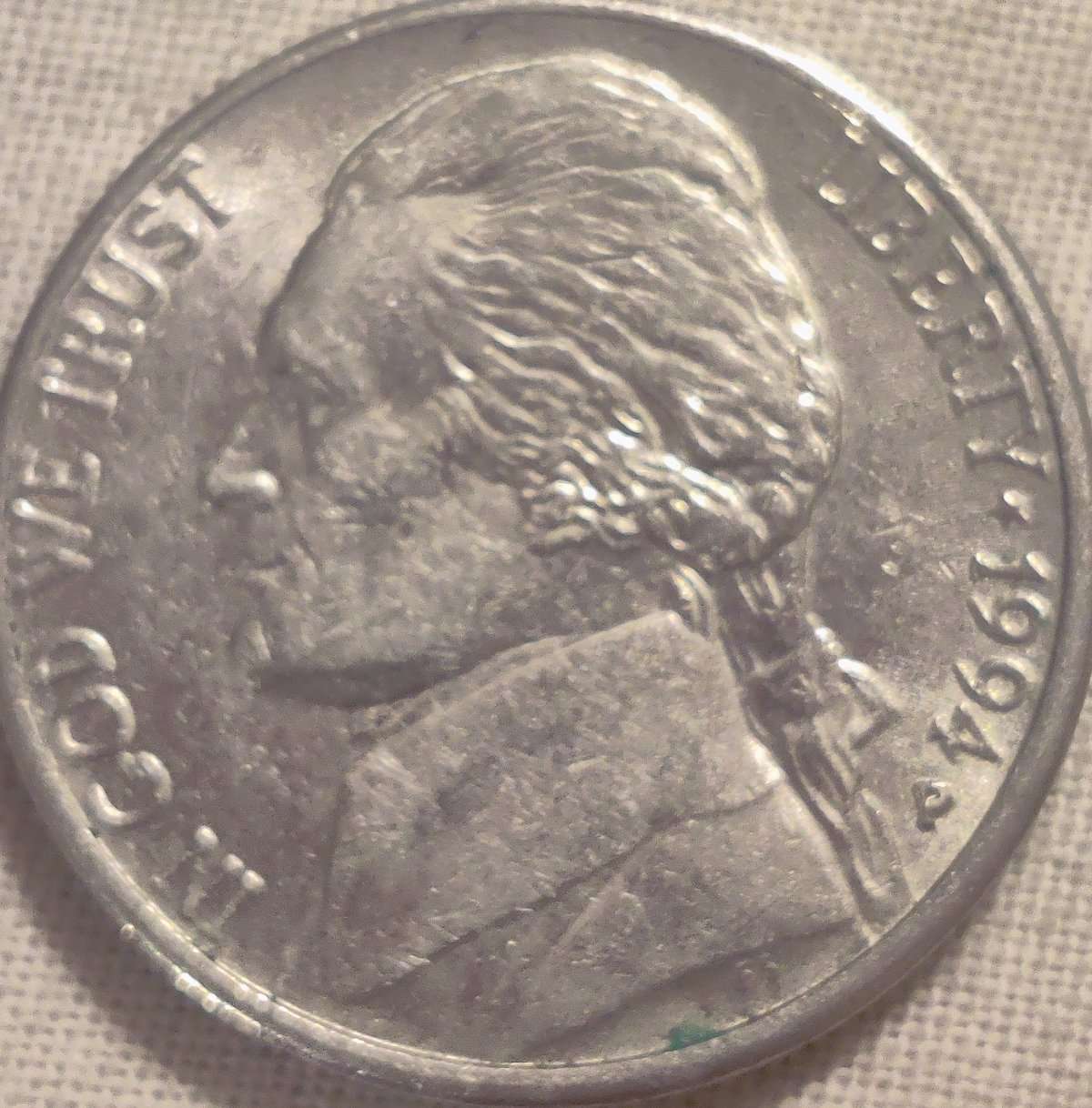 1994-P-Nickel-Reverse-Odd-Looking-I-Can't-Describe-It